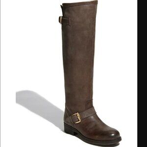 STEVE MADDEN Lindley Contrast Zip Boot 6.5